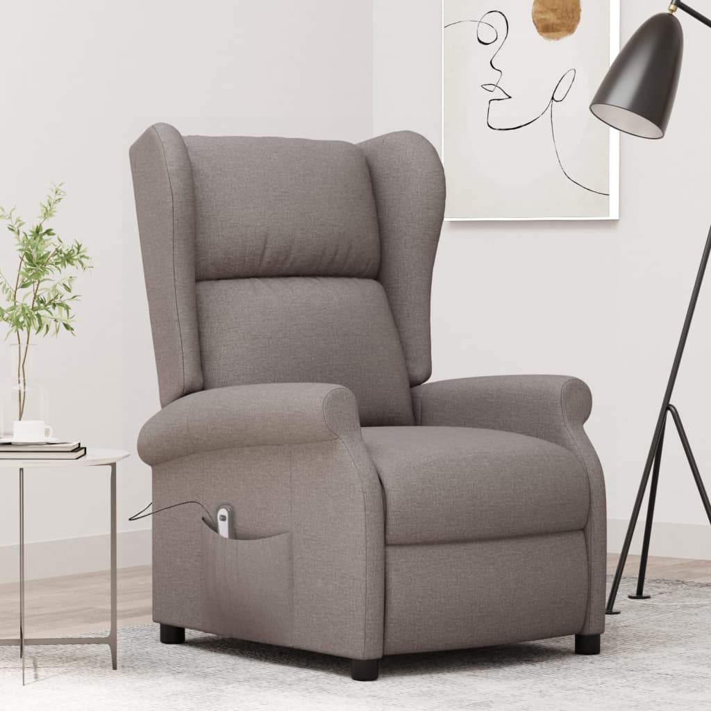 Elektrisk Reclinerfåtölj Tyg