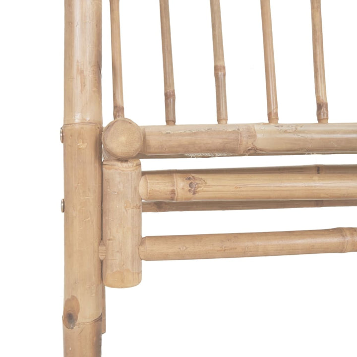 Trädgårdsbänk Med Pergola 116 Cm Bambu