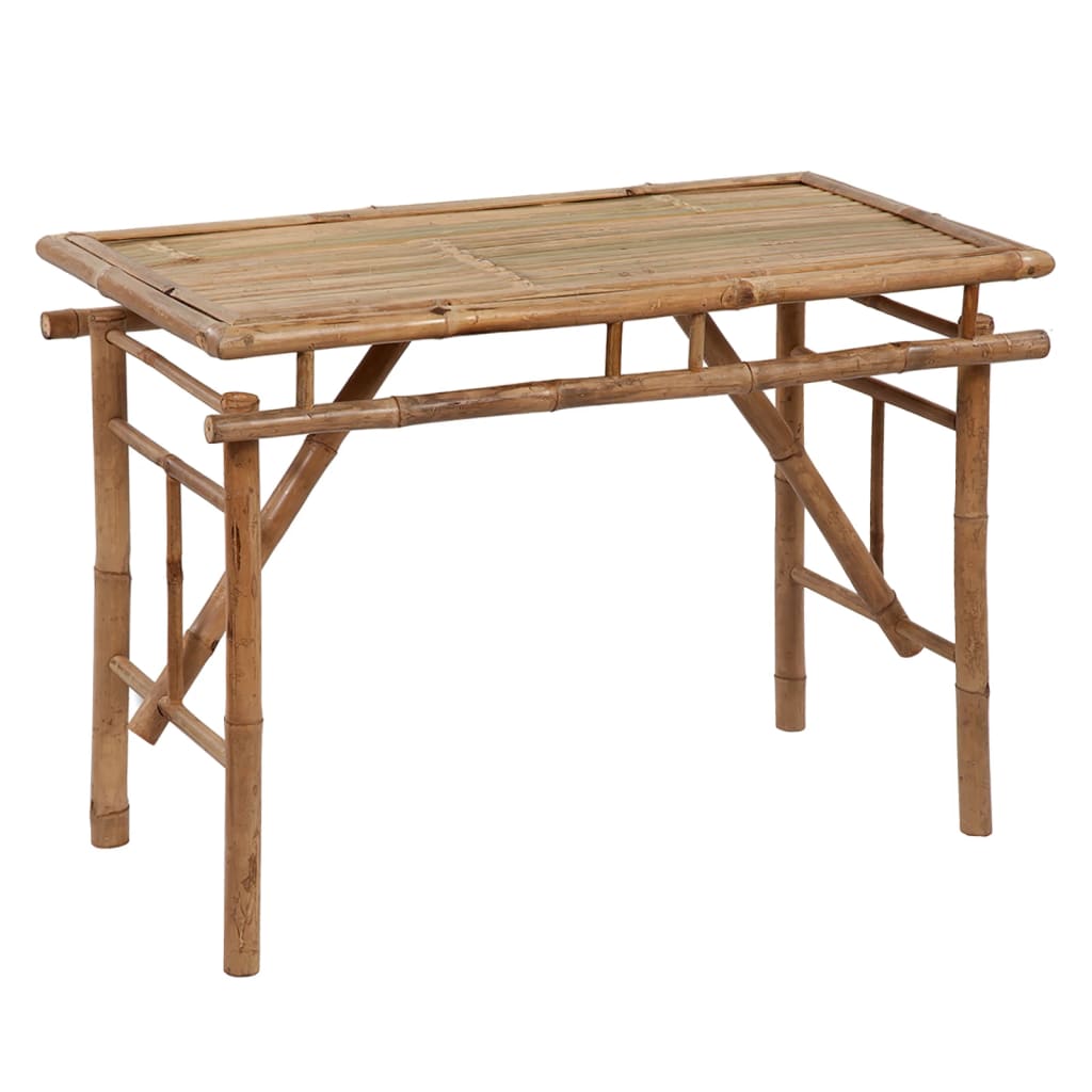 Hopfällbart Trädgårdsbord Bambu