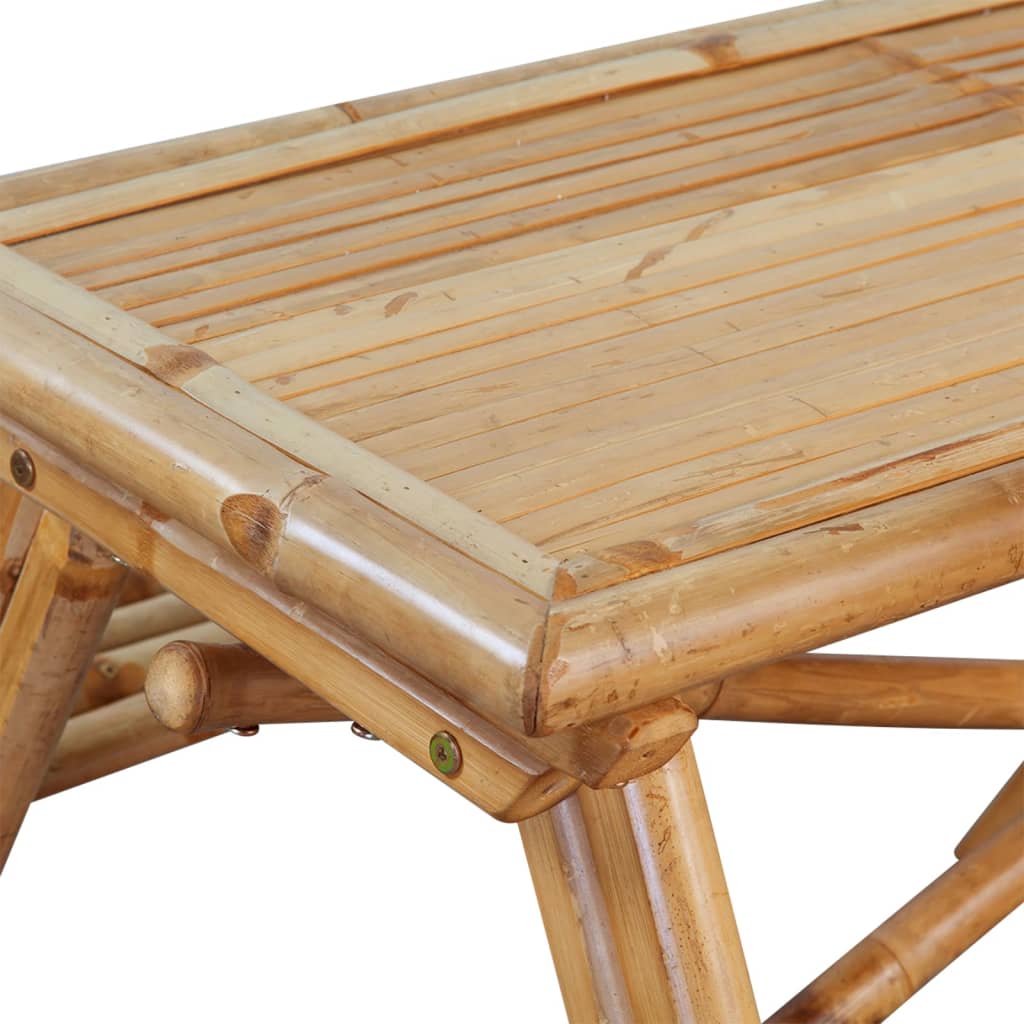 Picknickbord 115X115X81 Cm Bambu