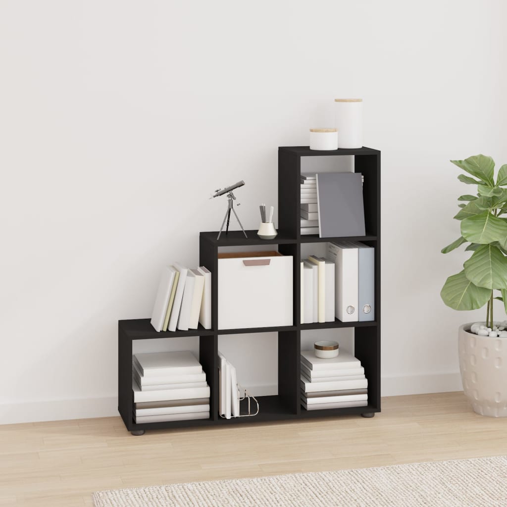 Bokhylla Trappformad 107 Cm Konstruerat Trä