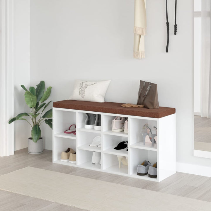 Skobänk 103X30X48 Cm Konstruerat Trä