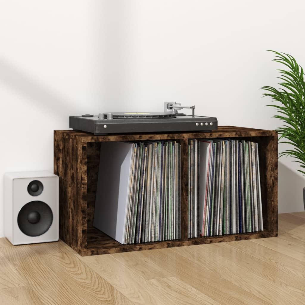 Vinylhylla 71X34X36 Cm Konstruerat Trä