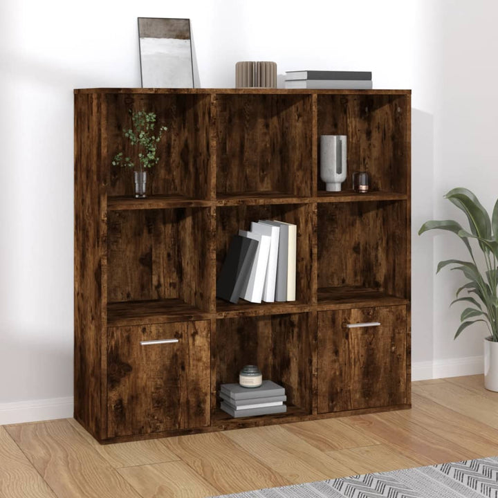 Bokhylla 98X30X98 Cm Konstruerat Trä