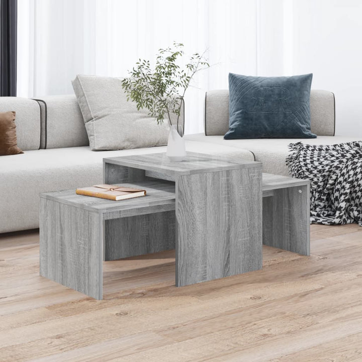 Soffbord Set Åldrat Trä 100X48X40 Cm Konstruerat Trä
