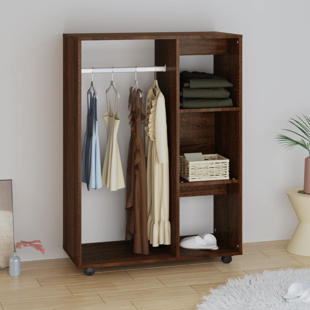 Garderob 80X40X110 Cm Konstruerat Trä