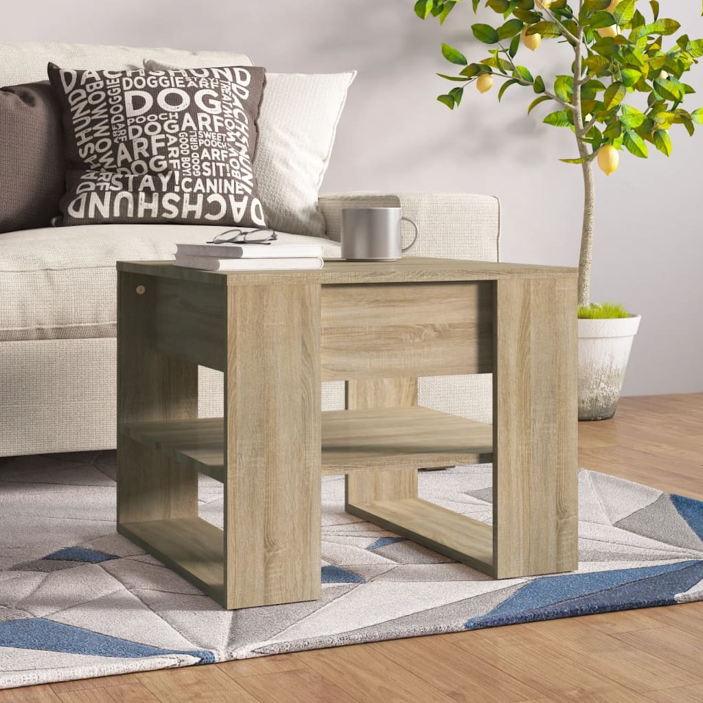 Soffbord 55,5X55X45 Cm Konstruerat Trä