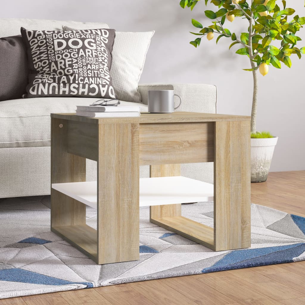 Soffbord 55,5X55X45 Cm Konstruerat Trä