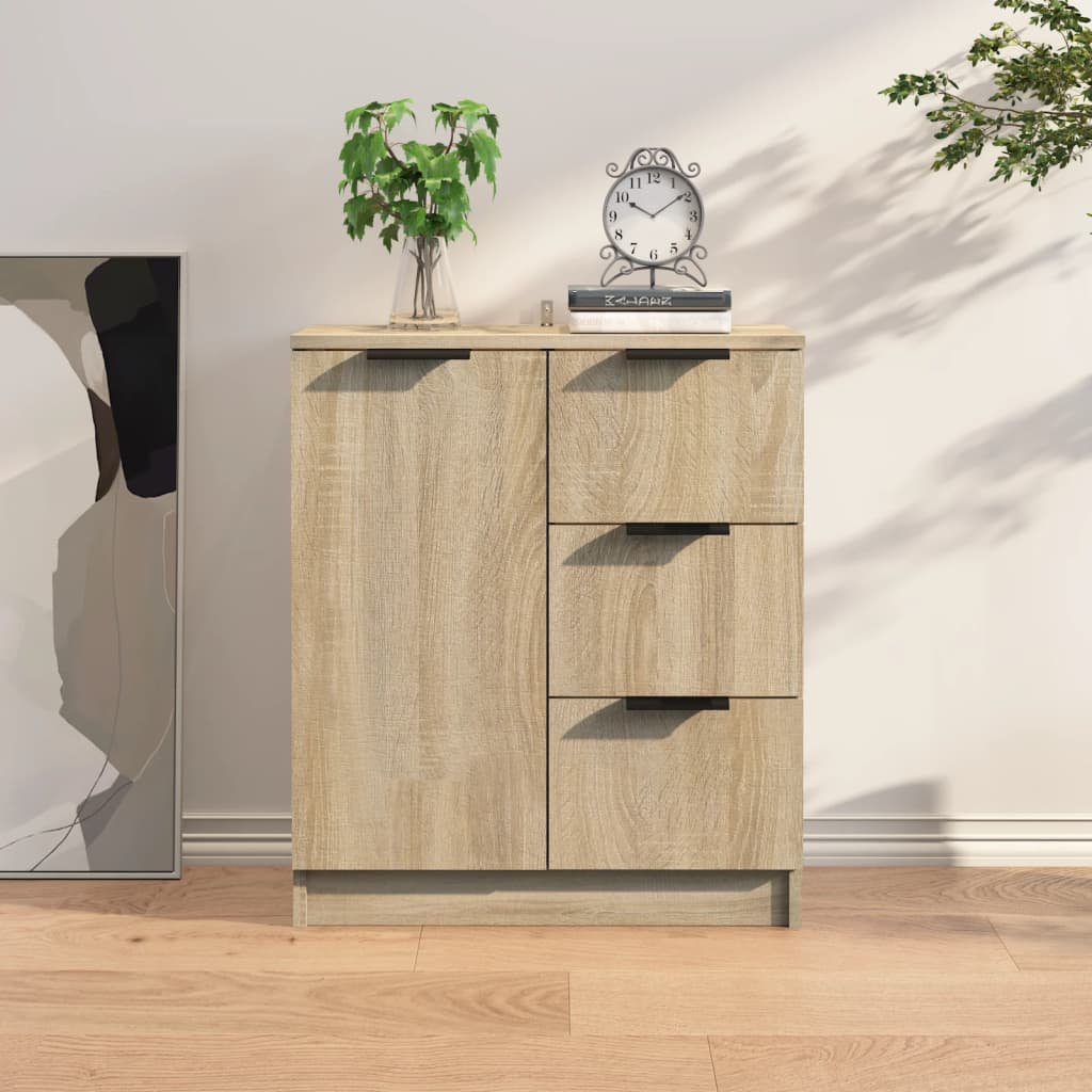 Skänk Ek 60X30X70 Cm Konstruerat Trä