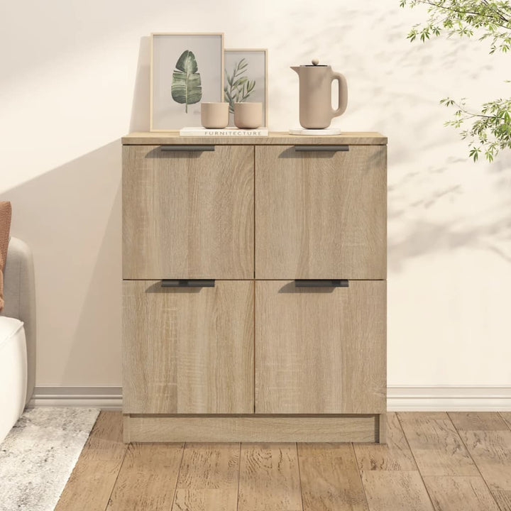 Skänk Ek 60X30X70 Cm Konstruerat Trä