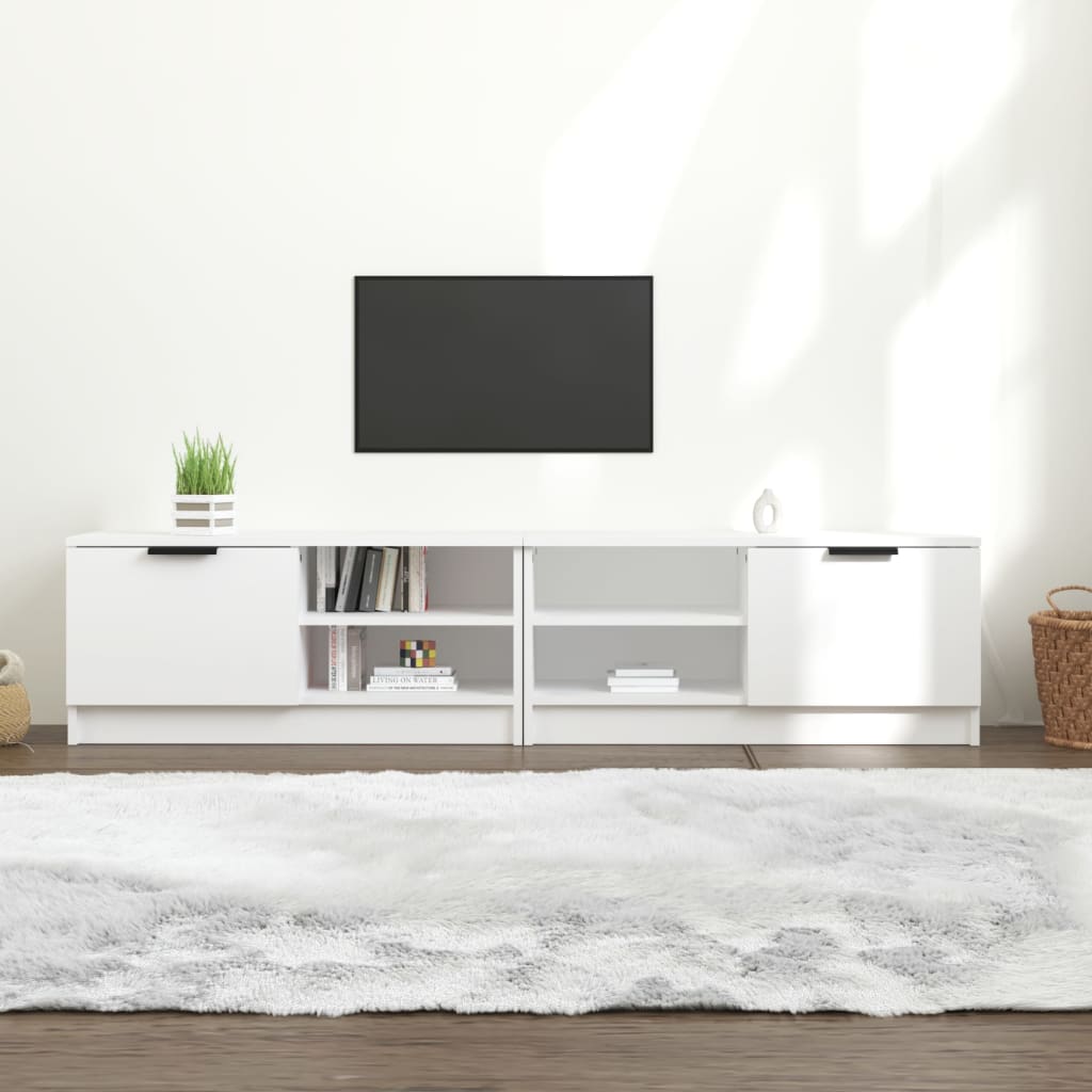 Tv-Bänkar 2 St 80X35X36,5 Cm Konstruerat Trä