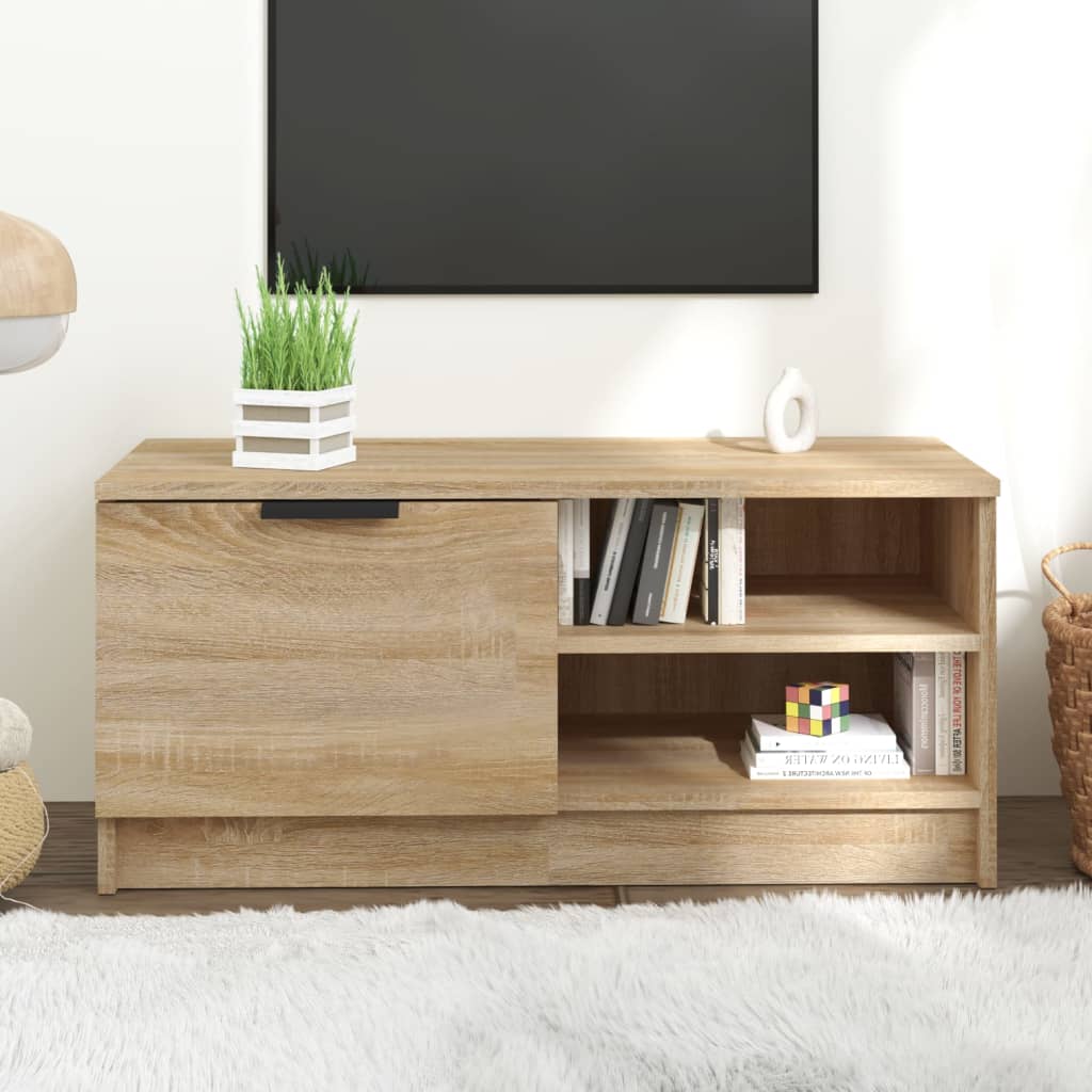 Tv-Bänkar 2 St 80X35X36,5 Cm Konstruerat Trä