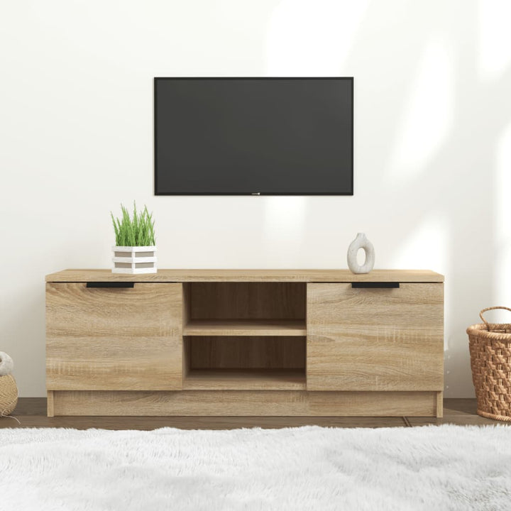 Tv-Bänk 102X35X36,5 Cm Konstruerat Trä