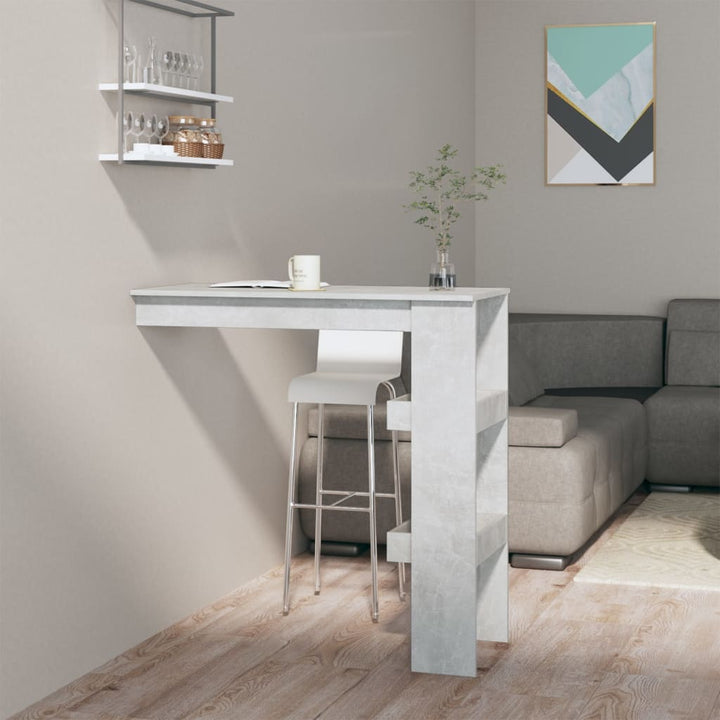 Barbord Väggmonterat 102X45X103,5 Cm Konstruerat Trä
