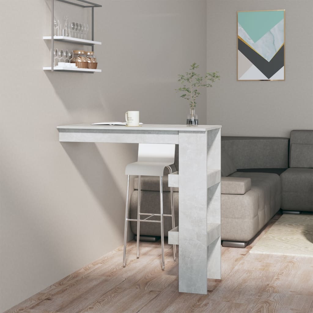 Barbord Väggmonterat 102X45X103,5 Cm Konstruerat Trä