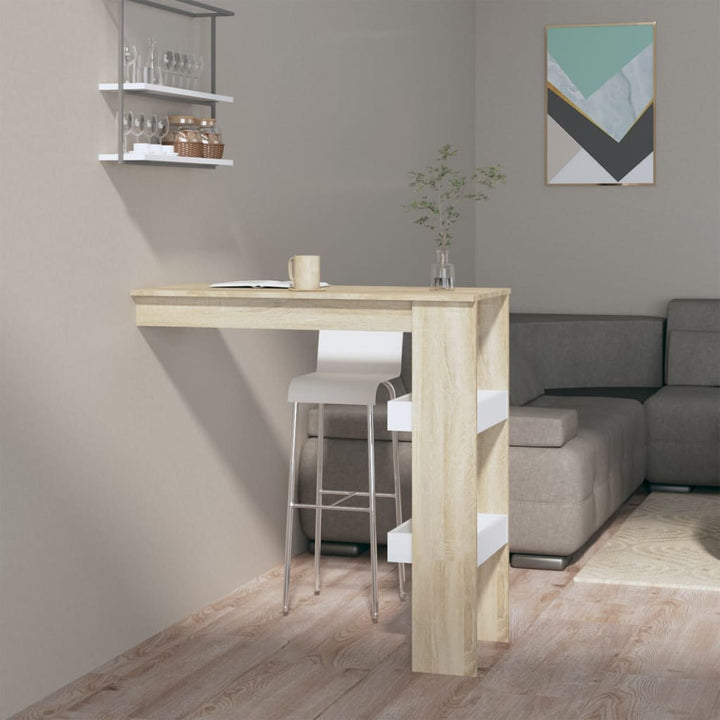 Barbord Väggmonterat 102X45X103,5 Cm Konstruerat Trä