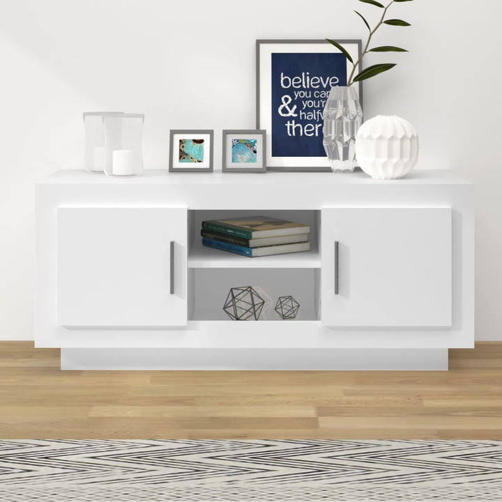 Tv-Bänk 102X35X45 Cm Konstruerat Trä