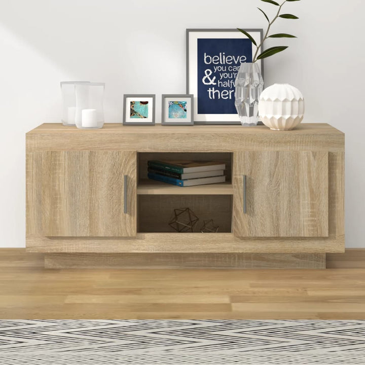 Tv-Bänk 102X35X45 Cm Konstruerat Trä