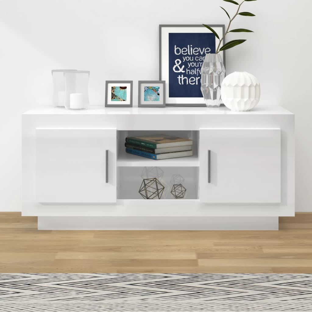 Tv-Bänk 102X35X45 Cm Konstruerat Trä