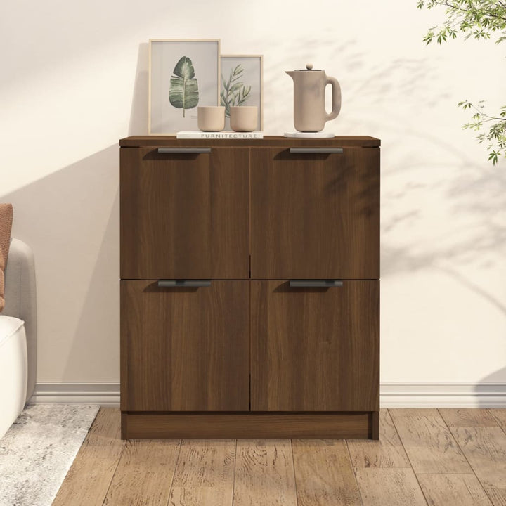 Skänk Ek 60X30X70 Cm Konstruerat Trä