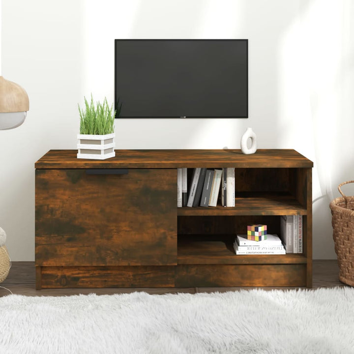 Tv-Bänkar 2 St 80X35X36,5 Cm Konstruerat Trä