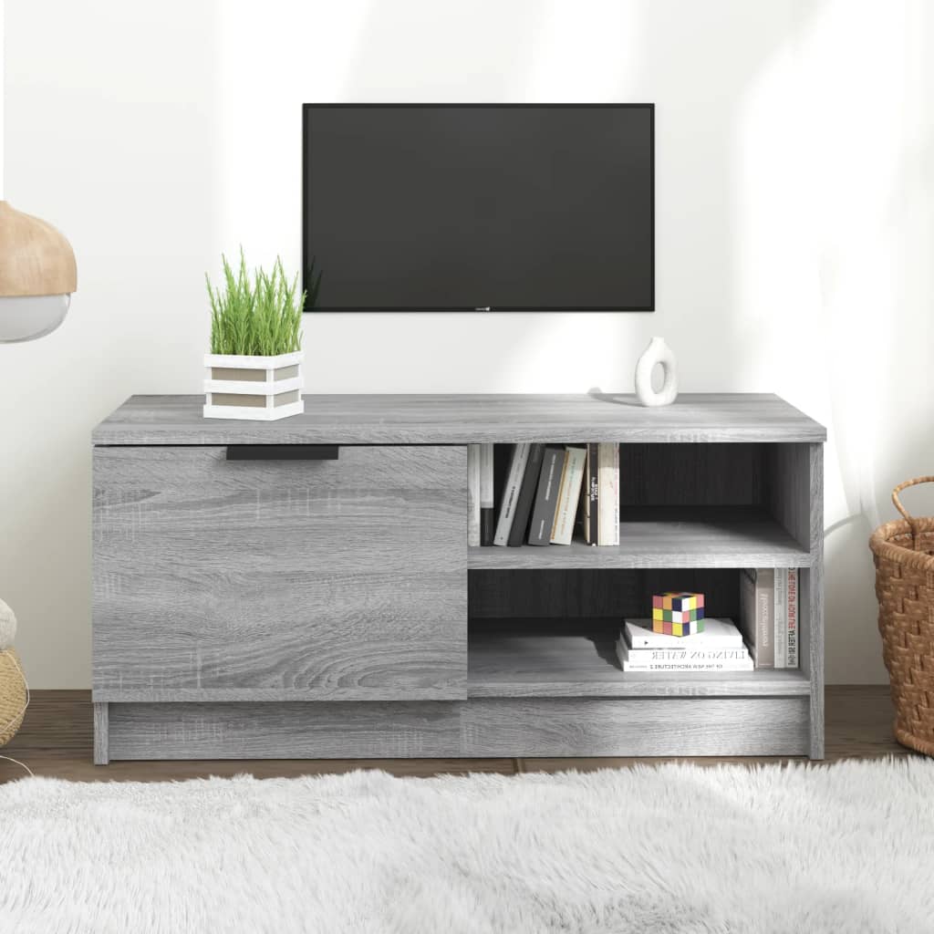 Tv-Bänkar 2 St 80X35X36,5 Cm Konstruerat Trä