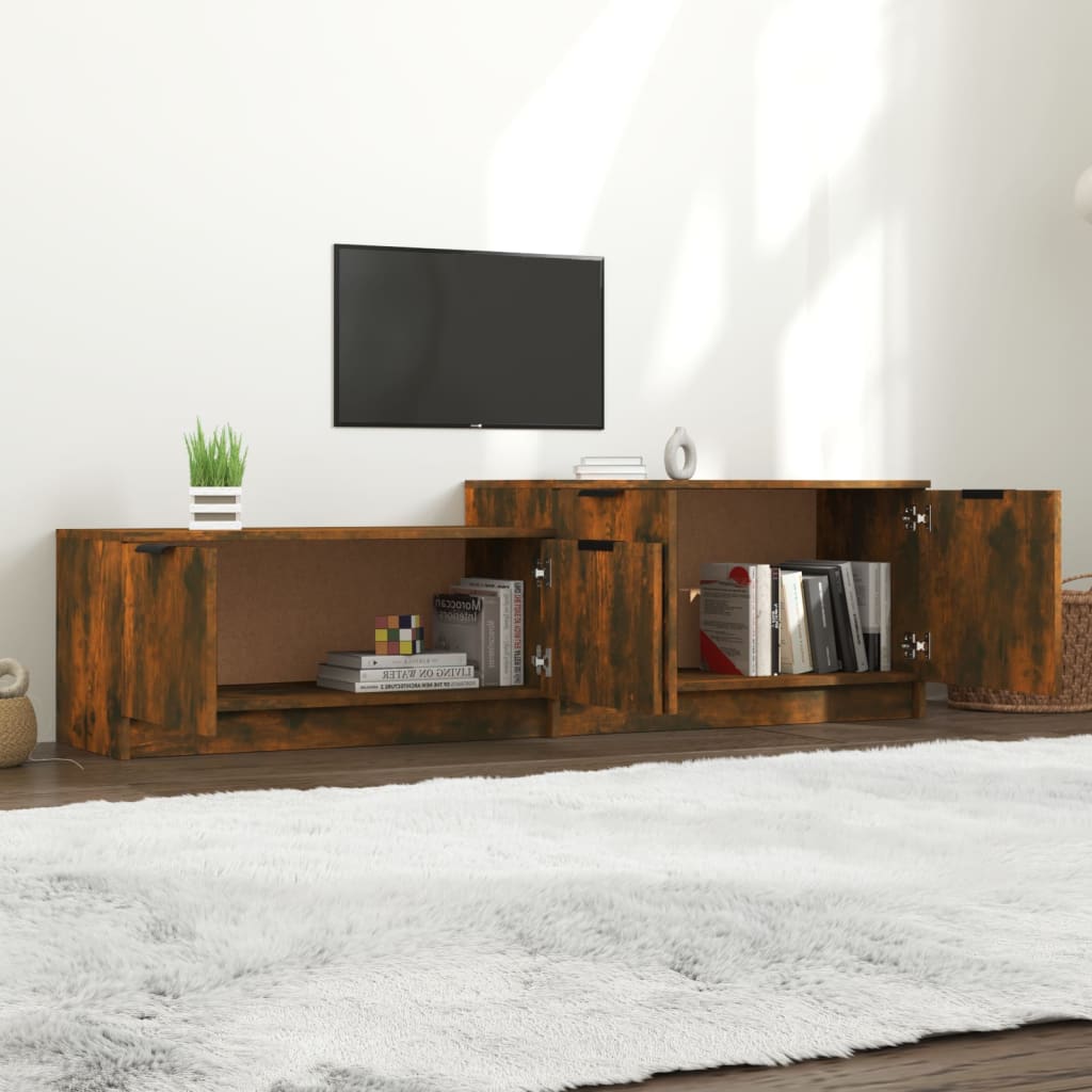 Tv-Bänk 158,5X36X45 Cm Konstruerat Trä