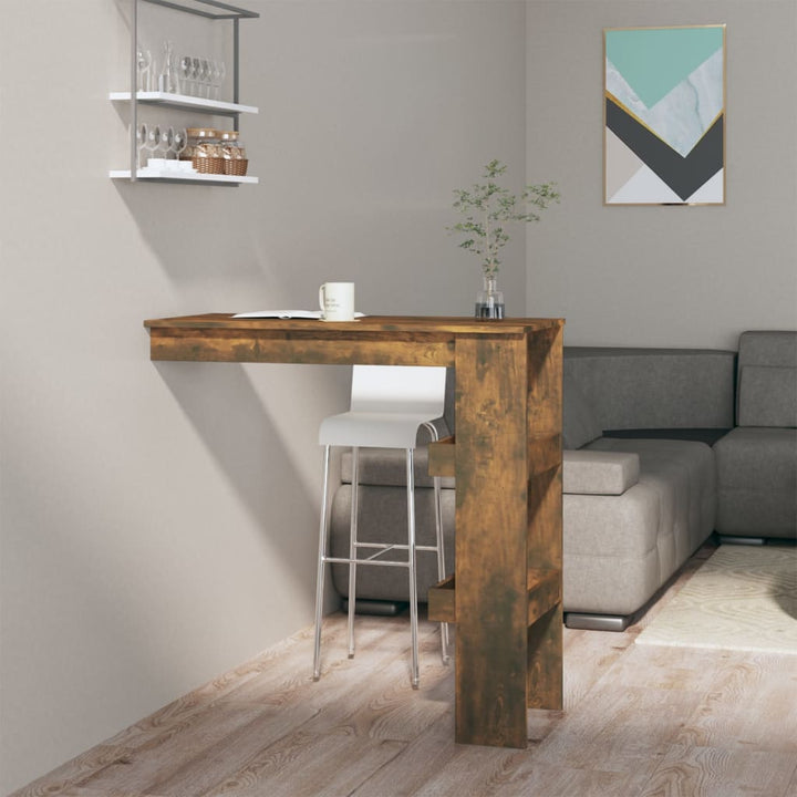 Barbord Väggmonterat 102X45X103,5 Cm Konstruerat Trä
