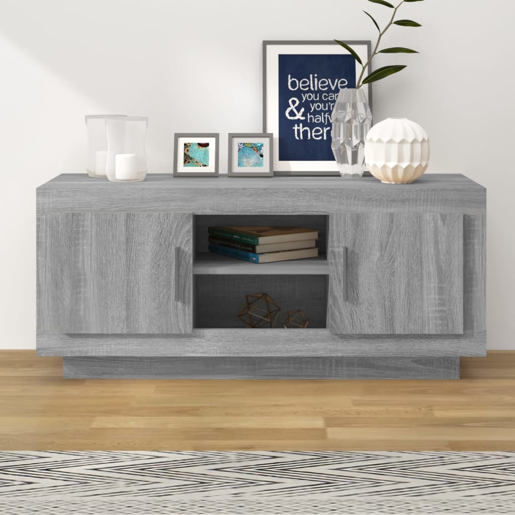 Tv-Bänk 102X35X45 Cm Konstruerat Trä