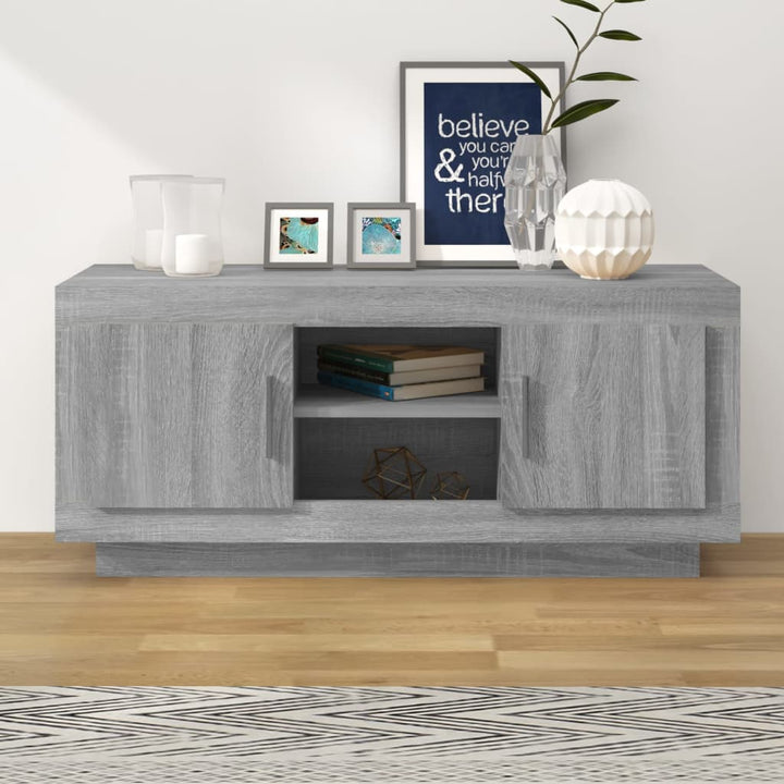 Tv-Bänk 102X35X45 Cm Konstruerat Trä