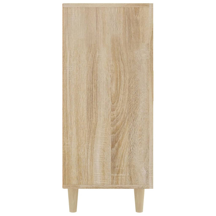 Skänk Sonoma-Ek 90X34X80 Cm Konstruerat Trä
