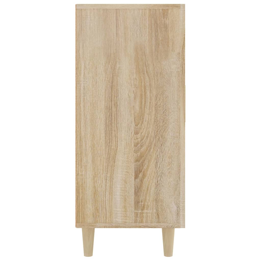 Skänk Sonoma-Ek 90X34X80 Cm Konstruerat Trä
