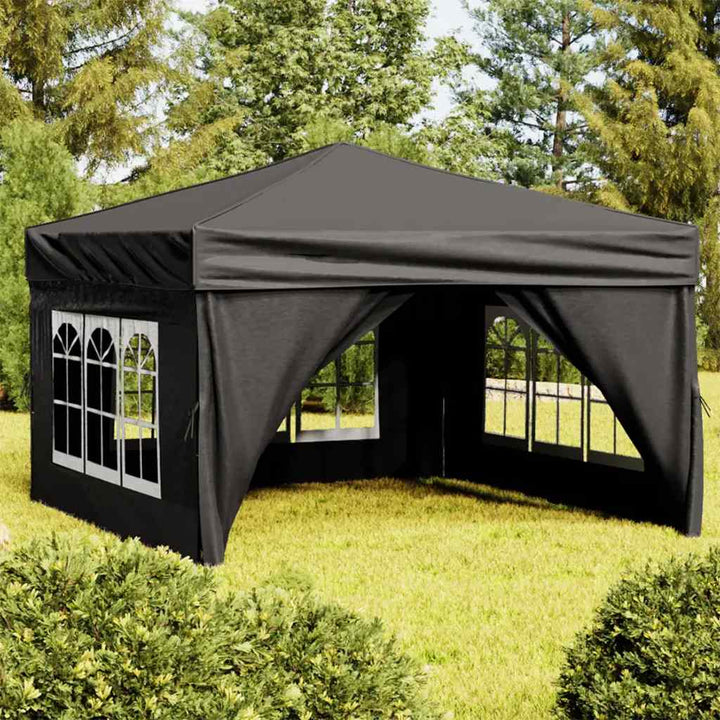 Hopfällbart Partytält Med Sidoväggar