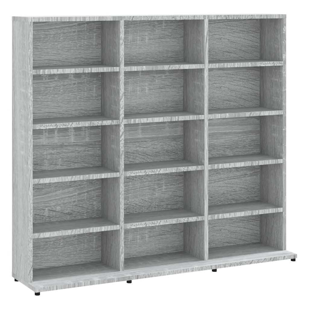Cd-Hylla Grå Djävulen 100X23X89,5 Cm Konstruerat Trä