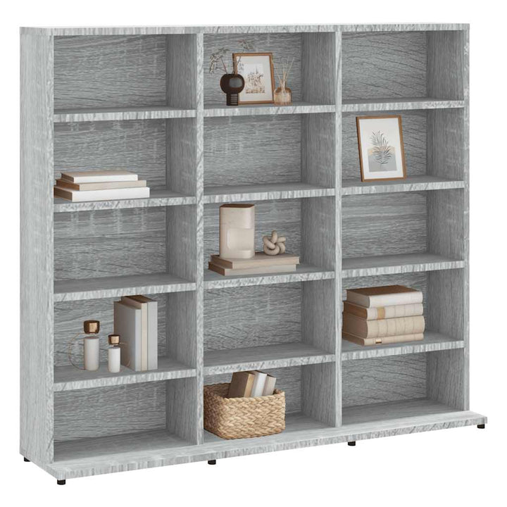 Cd-Hylla Grå Djävulen 100X23X89,5 Cm Konstruerat Trä