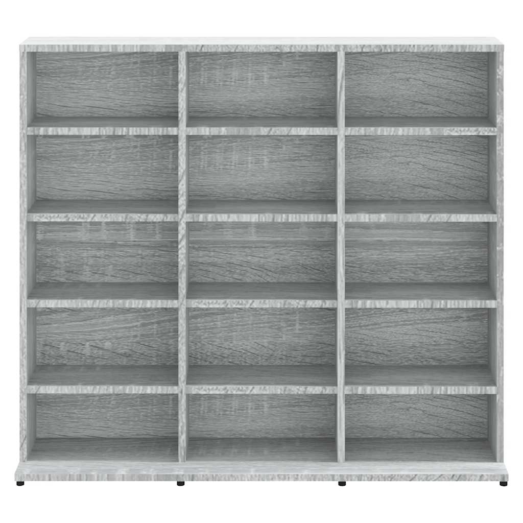 Cd-Hylla Grå Djävulen 100X23X89,5 Cm Konstruerat Trä