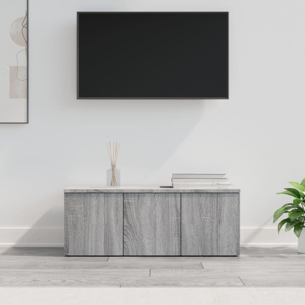Tv-Bänk Åldrat Trä 80X34X30 Cm Konstruerat Trä