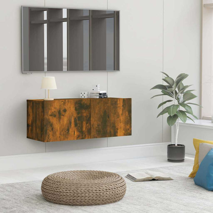 Tv-Bänk 80X30X30 Cm Konstruerat Trä