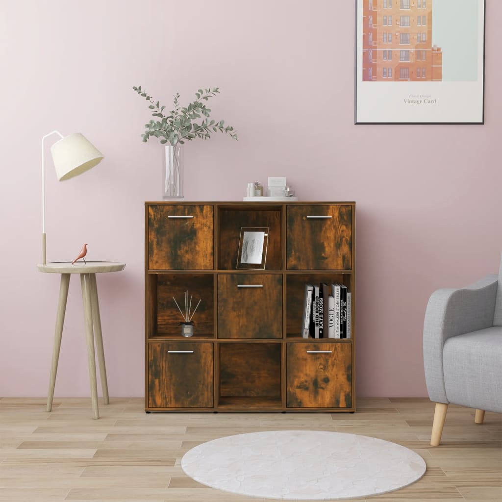 Bokhylla 90X28X90 Cm Konstruerat Trä