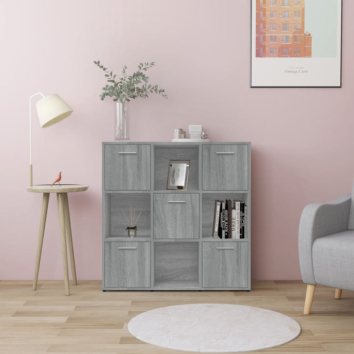 Bokhylla 90X28X90 Cm Konstruerat Trä