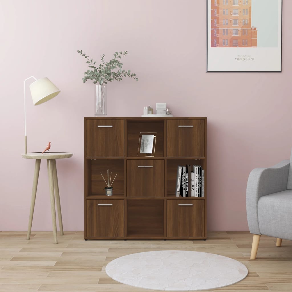 Bokhylla 90X28X90 Cm Konstruerat Trä