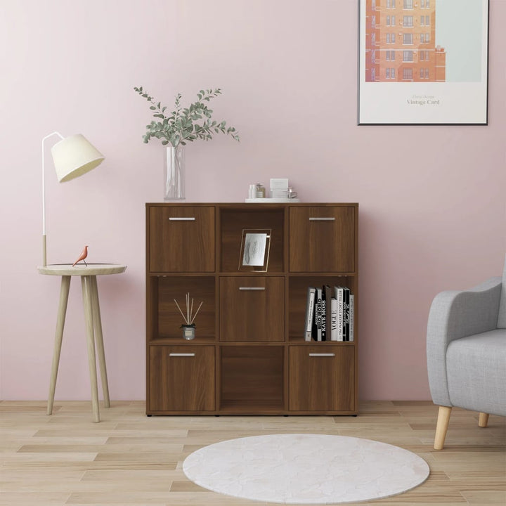 Bokhylla 90X28X90 Cm Konstruerat Trä
