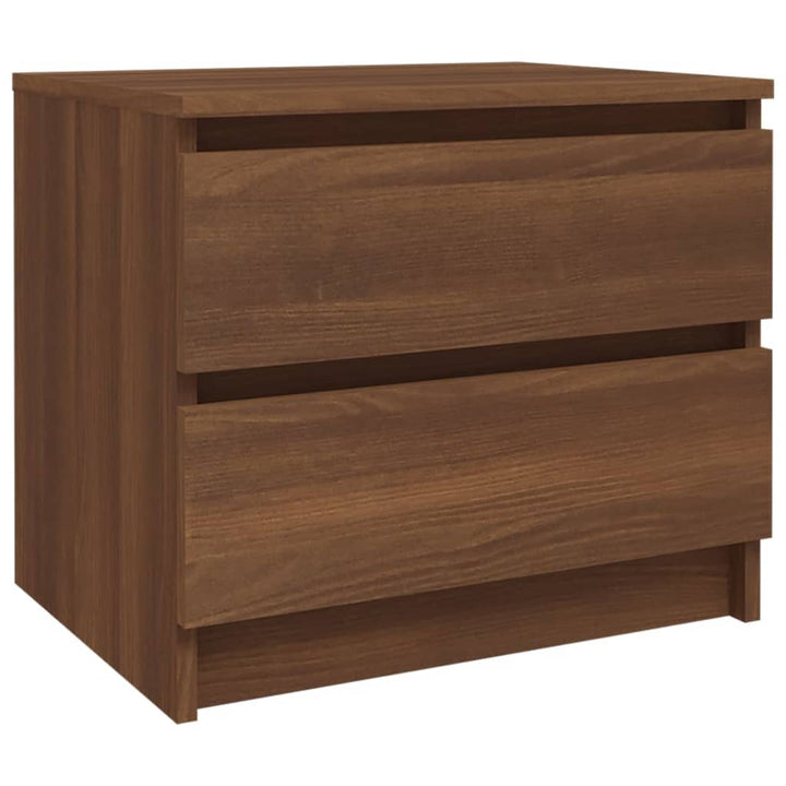 Sängbord 2 St 50X39X43,5 Cm Konstruerat Trä