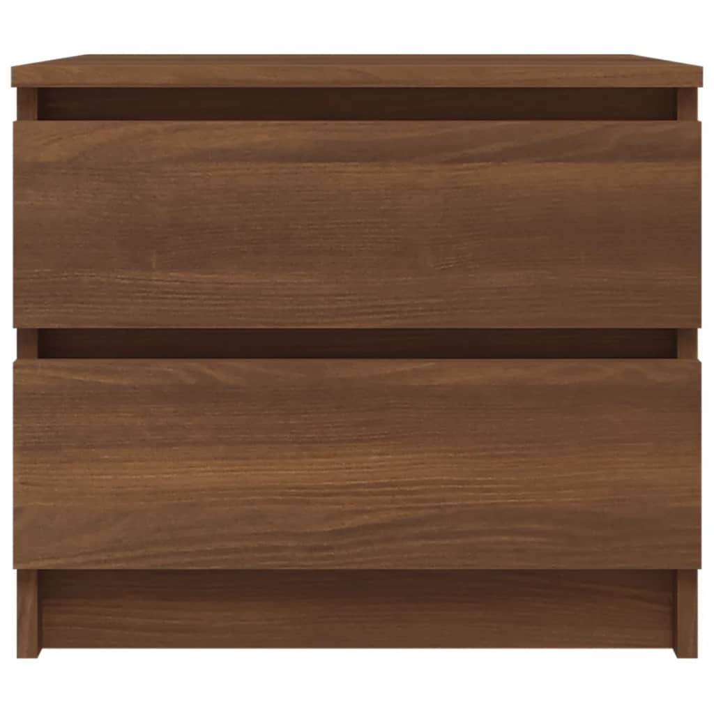 Sängbord 2 St 50X39X43,5 Cm Konstruerat Trä