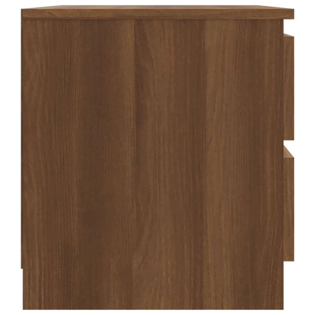 Sängbord 2 St 50X39X43,5 Cm Konstruerat Trä