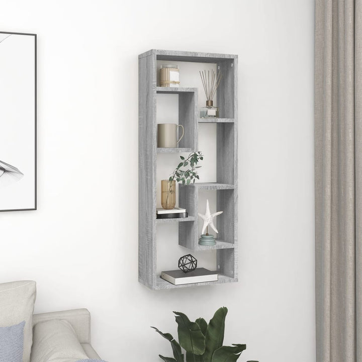 Vägghylla 36X16X90 Cm Konstruerat Trä