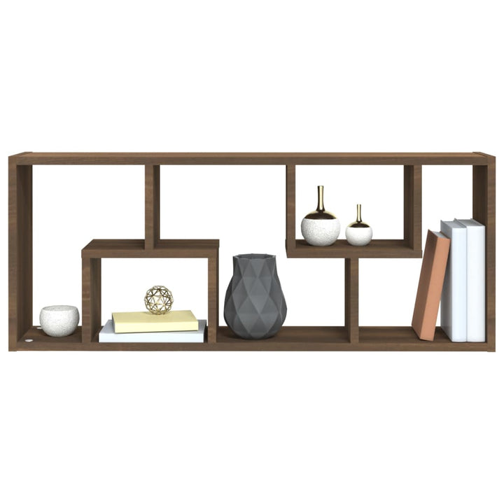 Vägghylla 36X16X90 Cm Konstruerat Trä