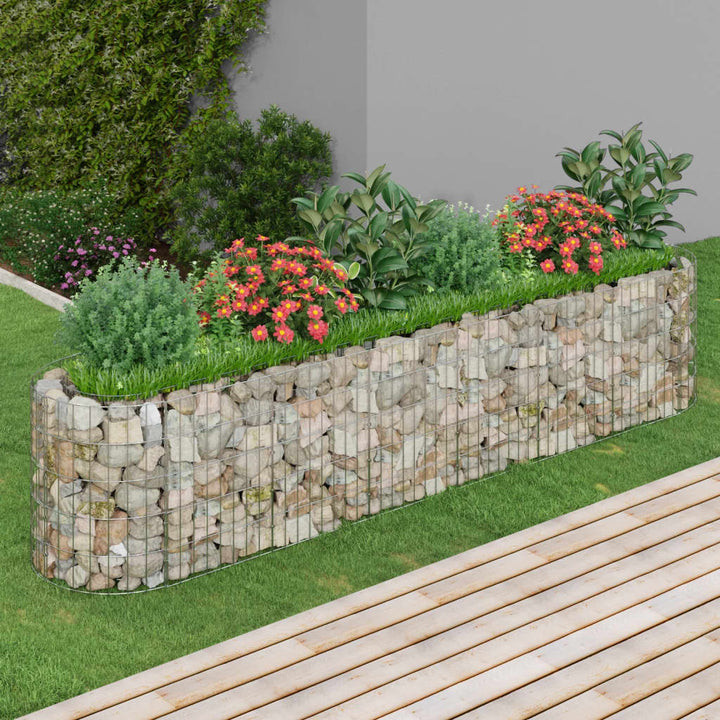 Planteringsgabion Galvaniserat Järn