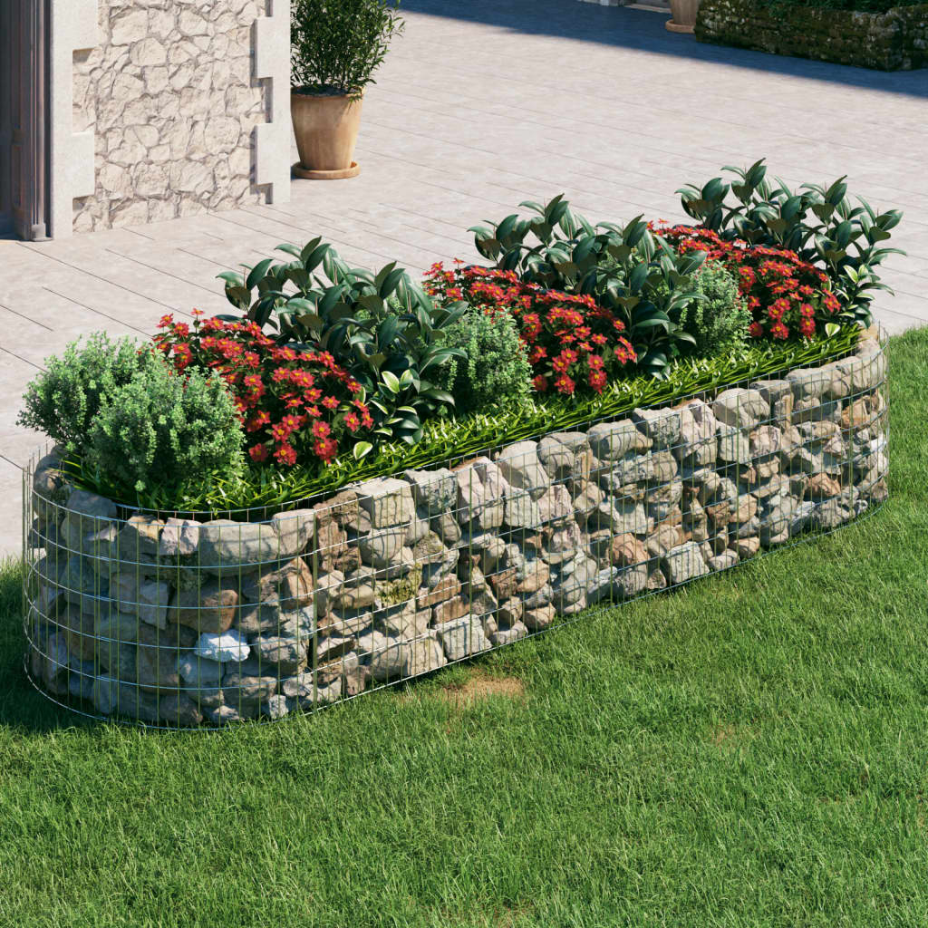 Planteringsgabion Galvaniserat Järn