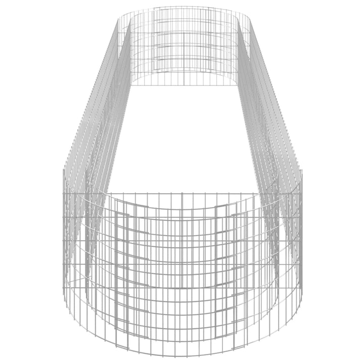 Planteringsgabion Galvaniserat Järn